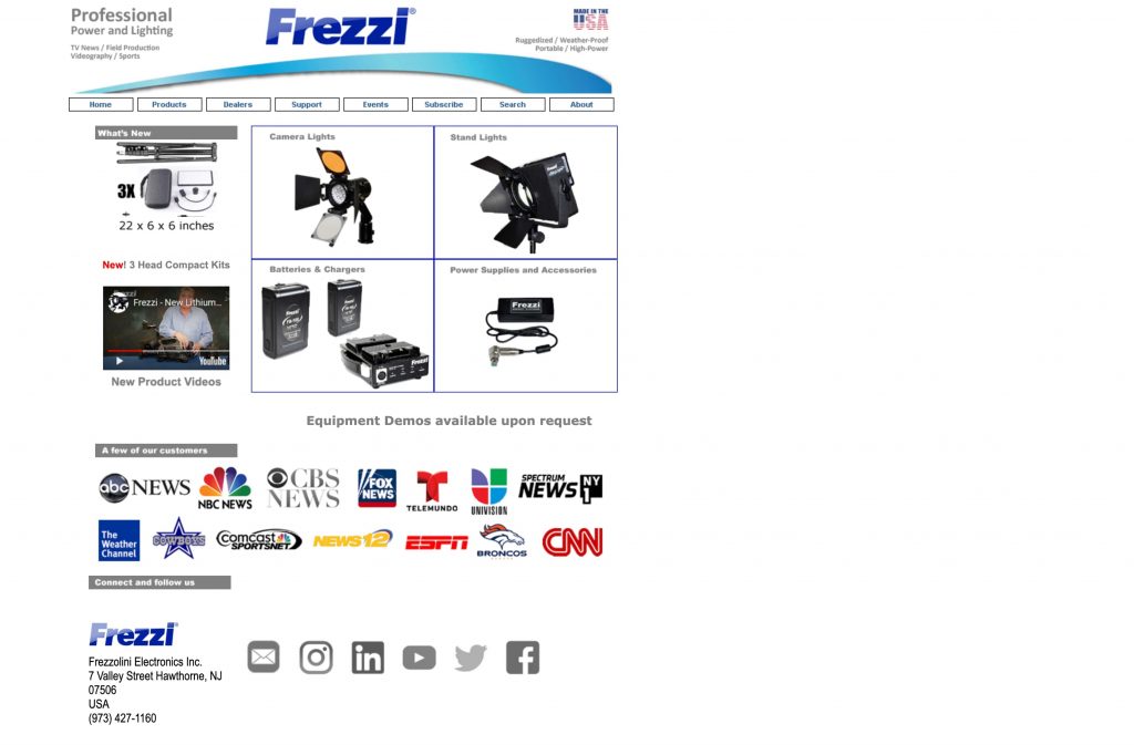 Frezzi Homepage