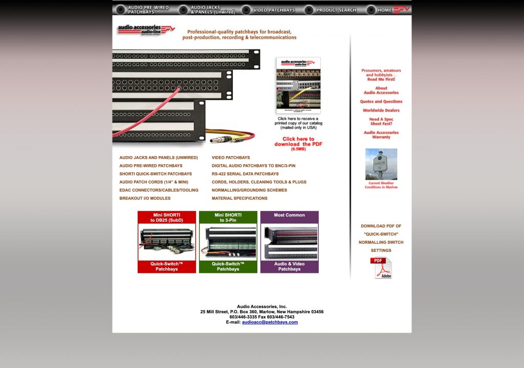 Patchbays.com Homepage