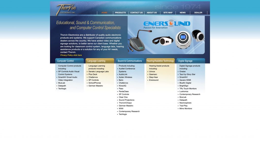 Thorvin Electronics Homepage