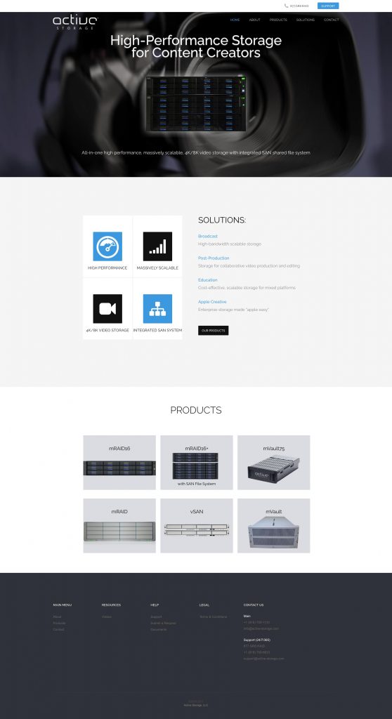 Active Storage llc Homepage